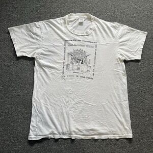 Vintage Hanes Classics The Autumn Show Graphic T‎ Shirt Mens Large White Cotton